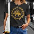 Shir O Khorshid Lion Et Soleil Symbole De La Persie T-Shirt Cadeaux pour elle
