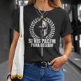 Siis Pacem Para Bellum Latin Wisdom Proverb T-Shirt Geschenke für Sie