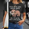 Sloth Women's Sloth Sleep Sloth T-Shirt Geschenke für Sie