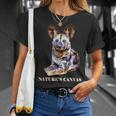 SM's Wild For Africa Apparel Painted Dog Arty African Wild Dog Painting T-Shirt Gifts for Her