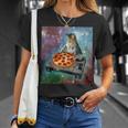 Space Galaxy Universe Cat Pizza Dj Cute Cosmic T-Shirt Geschenke für Sie