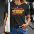 Spain Flag Prideintage España Spain Spanish Flag Camiseta unisex Regalos para ella