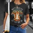 Squirrel Nutsmaste Yoga Meditation Retrointage T-Shirt Geschenke für Sie