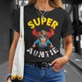 Super Auntie Hero Cape Flying Cartoon Niece Nephew T-Shirt Gifts for Her Super Auntie Hero Cape Flying Cartoon Niece Nephew T-Shirt Gifts for Her