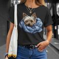 Süßer Hund Offizielles Schlaf Yorkshire Terrier Hunde T-Shirt Geschenke für Sie