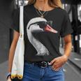 Swan Bird Graphic Animal Illustration Sunglasses Swan T-Shirt Geschenke für Sie