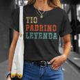 Tio Padrino Leyenda Tío Padrino Leyenda Mejor Padrino Camiseta unisex Regalos para ella