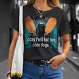 Today I Will Eat Two Corn Dogs Meme Corndog Lover Joke T-Shirt Gifts for Her