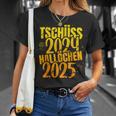 Tschüss 2024 Hallöchen 2025 New Year's Eve New Year Holidays T-Shirt Geschenke für Sie