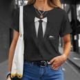 Tuxedo Mit Krawatte Für Lustige Hochzeiten T-Shirt Geschenke für Sie