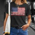 Usa Flag American Flag Us Football Fan T-Shirt Geschenke für Sie