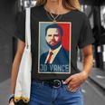 Vance 2028 Poster Jdance President Hope Poster Wahl T-Shirt Geschenke für Sie