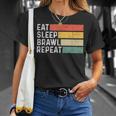 Video Gaming Game Retro Game Eat Sleep Brawl Repeat T-Shirt Geschenke für Sie