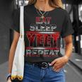 Vintage Jey First Name Saying Eat Sleep Yeet Repeat Apparel T-Shirt Gifts for Her