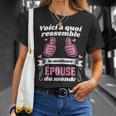 Voici À Quoi Ressemble La Meilleure Épouse Du Monde Mariage T-Shirt Cadeaux pour elle