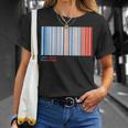 Warmth Stripes Germany Annual Temperatures T-Shirt Geschenke für Sie