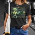 Western Howdy Cowboy St Patty's Lucky Irish St Patrick's Day T-Shirt Gifts for Her