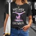 Why Walk When You Can Cartwheel Gymnast Girls Gymnastics T-Shirt Gifts for Her