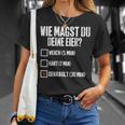 Wie Magst Du Deine Eier Gekrault Lustiges T-Shirt Geschenke für Sie