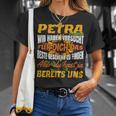 Women's First Name Petra Personalised Name T-Shirt Geschenke für Sie