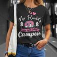 Women's Mir Reichts Ich Geh Camping Caravan Camper With-Neck T-Shirt Geschenke für Sie