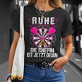 Women's Rest Die Chefin Ist Jetzt Dran Darts Dartter Women's Dart T-Shirt Geschenke für Sie