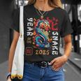 Year Of The Snake 2025 Zodiac Chinese New Year 2025 T-Shirt Geschenke für Sie