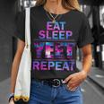 Yeet Eat Sleep Yeet Repeat Saying Kid T-Shirt Gifts for Her