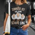 Zuhause Ist Wo Meine Sheep Home Is Where My Sheep T-Shirt Geschenke für Sie