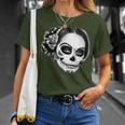 Beautiful La Catrina Santa Muerte Mexican T-Shirt Geschenke für Sie