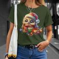 Christmas Hat Owl T-Shirt Geschenke für Sie