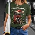 Christmas Outfit Cat With Christmas Lights Christmas T-Shirt Geschenke für Sie