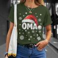 Christmas Outfit Christmas Hat Merry Christmas Grandma T-Shirt Geschenke für Sie