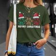 Christmas Outfit Christmas Party Outfit Cat Dog Paw T-Shirt Geschenke für Sie