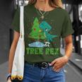 Christmas Tree Rex Dinosaur Fan Children's Christmas Tree T-Shirt Geschenke für Sie