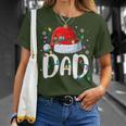 Dad Father Christmas Light Daddy Pajama Xmas Family Matching T-Shirt Gifts for Her