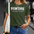 Fathers Day Christmas Pawdre The Dog Father Dog Dad T-Shirt Gifts for Her