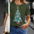 Football Christmas Tree Outfit For The Holidays T-Shirt Geschenke für Sie