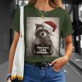 Christmas Outfit Women's Raccoon T-Shirt Geschenke für Sie