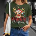 Reindeer Merry Christmas Family T-Shirt Geschenke für Sie