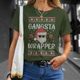 Gangsta Wrapper Saying Christmas Wrapping T-Shirt Geschenke für Sie