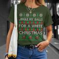 Jingle My Balls For A Christmas Divertidos Jingle Balls Camiseta unisex Regalos para ella
