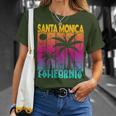 Palmiers Santa Monica California T-Shirt Cadeaux pour elle