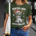 Reindeer Was Ausverkauft Christmas Unicorn Slogan T-Shirt Geschenke für Sie