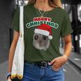 Sad Hamster With Christmas Wishes T-Shirt Geschenke für Sie