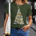 Shark Christmas Tree Xmas Diving T-Shirt Geschenke für Sie