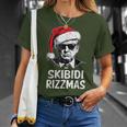 Skibidi Rizzmas Christmas Rizz Santa Claus Trump Xmas T-Shirt Gifts for Her