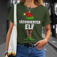 Tattooed Elf Partner Look Elves Family Outfit Christmas T-Shirt Geschenke für Sie