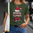 Uncle Claus Christmas Family Partner Look Santa Claus T-Shirt Geschenke für Sie