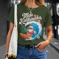 Vintage Cute Mele Kalikimaka Christmas Santa Surfing Costume T-Shirt Geschenke für Sie